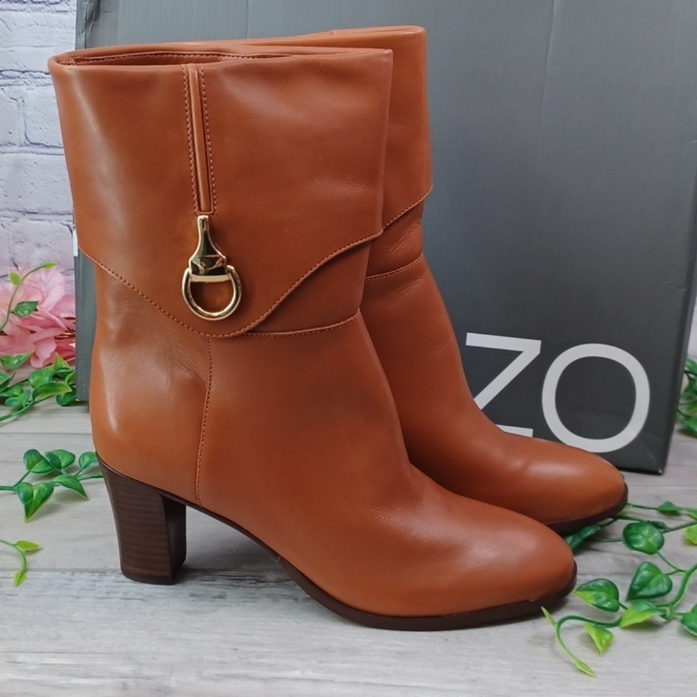 Arezzo Horsebit Pull On Ankle Boots NIB